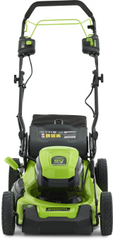 Газонокосилка роторная Greenworks GD60LM46SPK4 (2502907UB) - купить недорого с доставкой в интернет-магазине