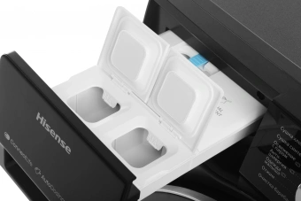 Стиральная машина Hisense WD5S1045BB класс: A загр.фронтальная макс.:10.5кг (с сушкой) черный инвертор - купить недорого с доставкой в интернет-магазине
