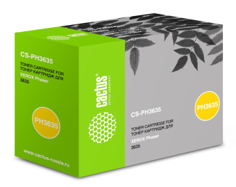 Картридж лазерный Cactus CS-PH3635 108R00796 черный (10000стр.) для Xerox Phaser 3635 - купить недорого с доставкой в интернет-магазине