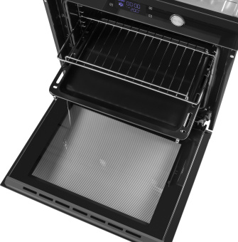 Духовой шкаф Электрический Maunfeld AEOH.749B черный/нержавеющая сталь - купить недорого с доставкой в интернет-магазине