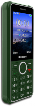 Мобильный телефон Philips E2301 Xenium 32Mb зеленый моноблок 2Sim 2.8" 240x320 Nucleus 0.3Mpix GSM900/1800 MP3 FM microSD - купить недорого с доставкой в интернет-магазине