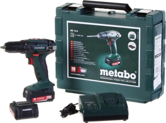 Дрель-шуруповерт Metabo BS 14.4 аккум. патрон:быстрозажимной (кейс в комплекте) (602206540) - купить недорого с доставкой в интернет-магазине