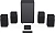 Саундбар Hisense HT SATURN 4.1.2 480Вт+240Вт черный