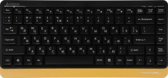 Клавиатура + мышь A4Tech Fstyler FG1110 клав:черный/желтый мышь:черный/желтый USB беспроводная Multimedia (FG1110 BUMBLEBEE) - купить недорого с доставкой в интернет-магазине