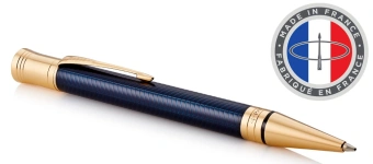 Ручка шариков. Parker Duofold K307 Prestige (1931373) Blue Chevron GT M черн. черн. подар.кор. - купить недорого с доставкой в интернет-магазине