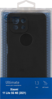 Чехол (клип-кейс) Redline для Xiaomi Mi 11 Lite/11 Lite 5G NE (2021) УТ000027399 черный - купить недорого с доставкой в интернет-магазине