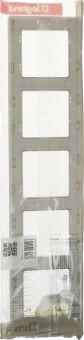 Рамка Legrand Valena Life 754045 накладная 5x горизонтальный монтаж поликарбонат слоновая кость - купить недорого с доставкой в интернет-магазине