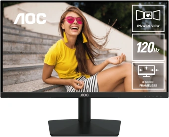 Монитор AOC 23.8" 24B15H3 черный IPS 16:9 HDMI матовая 1000:1 250cd 178гр/178гр 1920x1080 120Hz VGA FHD 2.8кг - купить недорого с доставкой в интернет-магазине