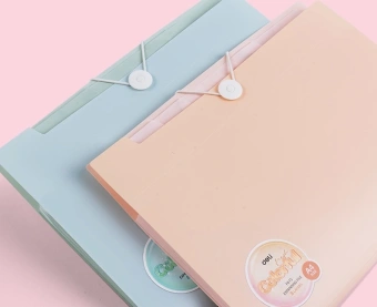 Папка-портфель Deli Colorful EF615 на резинке 8 отдел. A4 полипропилен ассорти - купить недорого с доставкой в интернет-магазине