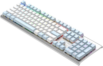 Клавиатура A4Tech Fstyler FS100 Neon механическая синий/белый USB for gamer LED (FS100) - купить недорого с доставкой в интернет-магазине