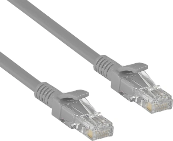 Патч-корд Exegate UTP-RJ45-RJ45-5e-0,3M-GY 1Гбит/с UTP 4 пары cat.5E CCA 0.3м серый RJ-45 (m)-RJ-45 (m) (EX258663RUS) - купить недорого с доставкой в интернет-магазине