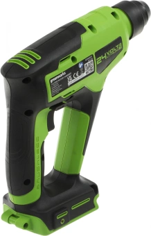 Перфоратор Greenworks GD24SDS1 патрон:SDS-plus уд.:1.2Дж аккум. (кейс в комплекте) - купить недорого с доставкой в интернет-магазине
