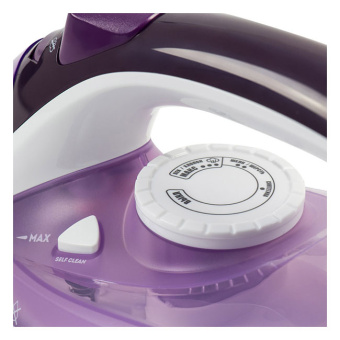 Утюг Galaxy Line GL 6124 2500Вт фиолетовый/белый - купить недорого с доставкой в интернет-магазине