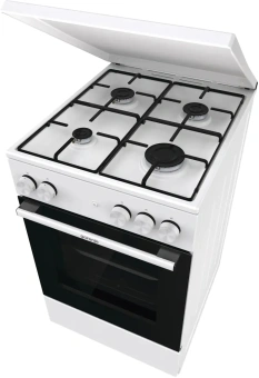 Плита Газовая Gorenje GG5A14WJ белый (металлическая крышка) реш.сталь - купить недорого с доставкой в интернет-магазине