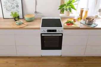 Плита Электрическая Gorenje GEC5C42WG белый стеклокерамика (без крышки) - купить недорого с доставкой в интернет-магазине
