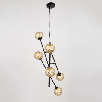 Светильник Hiper Sun H819-0 подвес. черный/золотистый - купить недорого с доставкой в интернет-магазине