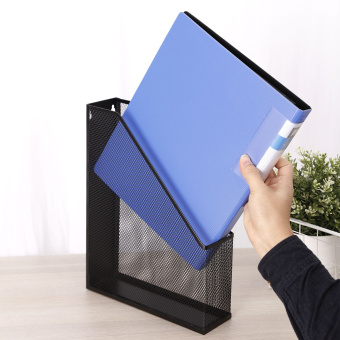 Лоток вертикальный Deli E9186 для бумаг 250х73х316мм черный металл сетка - купить недорого с доставкой в интернет-магазине