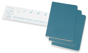 Блокнот Moleskine CAHIER JOURNAL CH013B44 Pocket 90x140мм обложка картон 64стр. нелинованный голубой (3шт) - купить недорого с доставкой в интернет-магазине