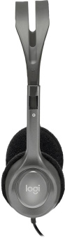 Наушники с микрофоном Logitech Stereo H110 серебристый 1.8м накладные оголовье (981-000271) - купить недорого с доставкой в интернет-магазине