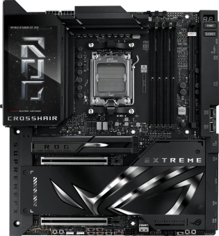 Материнская плата Asus ROG CROSSHAIR X870E EXTREME Socket AM5 AMD X870E 4xDDR5 ATX AC`97 8ch(7.1) 1 x 10Gigabit + 1 x 5Gigabit RAID+HDMI - купить недорого с доставкой в интернет-магазине