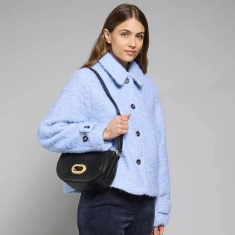 Сумка женская The Bridge Ilaria 04561501/30 черная натур.кожа - купить недорого с доставкой в интернет-магазине