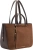 Деловая сумка тоут женская Piquadro Circle BD7136W92/MS с отделением для ноутбука 14" коричневая замша/натур.кожа - купить недорого с доставкой в интернет-магазине