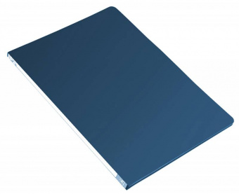 Папка метал.зажим Бюрократ -PZ05CBLUE A4 пластик 0.5мм торц.наклейка синий - купить недорого с доставкой в интернет-магазине