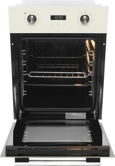 Духовой шкаф Электрический Hyundai HEO 45411 BE стекло бежевое/серебристый - купить недорого с доставкой в интернет-магазине