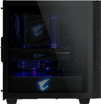 Корпус Gigabyte AORUS С300 GB-AC300G черный без БП ATX 4x120mm 4x140mm 2xUSB3.0 audio bott PSU - купить недорого с доставкой в интернет-магазине