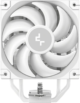Устройство охлаждения(кулер) Deepcool AK400 Digital Pro Wh Soc-AM5/AM4/1200/1700/1851 белый 4-pin 25dB Al+Cu LCD 220W 695gr Ret (R-AK400-WHAPMN-G) - купить недорого с доставкой в интернет-магазине