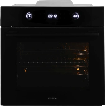 Духовой шкаф Электрический Hyundai HEO 6752 BG черное стекло - купить недорого с доставкой в интернет-магазине