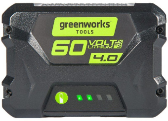 Батарея аккумуляторная Greenworks G60B4 60В 4Ач Li-Ion (2918407) - купить недорого с доставкой в интернет-магазине