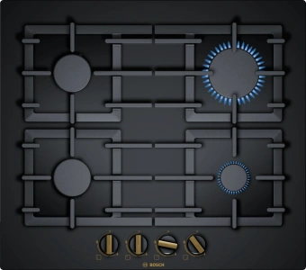 Газовая варочная поверхность Bosch PPP6B6B90R черный - купить недорого с доставкой в интернет-магазине