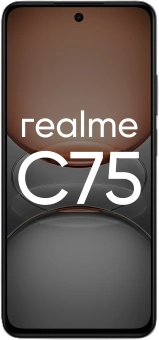 Смартфон Realme RMX3941 C75 256Gb 8Gb черный моноблок 3G 4G 2Sim 6.72" 1080x2400 Android 14 50Mpix 802.11 a/b/g/n/ac NFC GPS GSM900/1800 GSM1900 TouchSc microSD - купить недорого с доставкой в интернет-магазине