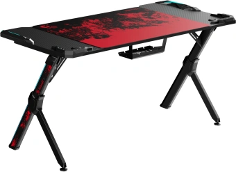 Стол игровой Bloody BD-TB201 столешница ЛДСП карбон каркас черный 140x75x75см - купить недорого с доставкой в интернет-магазине