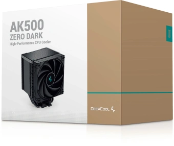 Устройство охлаждения(кулер) Deepcool AK500 Zero Dark Soc-AM5/AM4/1200/1700/1851 черный 4-pin 25.9-31.5dB Al+Cu 240W 1040gr Ret (R-AK500-BKNNMT-G-1) - купить недорого с доставкой в интернет-магазине
