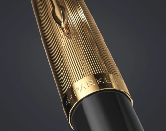 Ручка шариков. Parker 51 Deluxe (CW2123513) Black GT M черн. черн. подар.кор. - купить недорого с доставкой в интернет-магазине