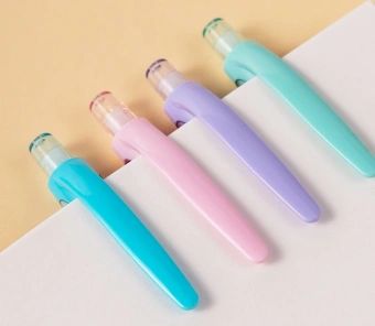 Ручка шариков. автоматическая Deli Every EQ41-BL прозрачный/ассорти d=0.7мм син. черн. резин. манжета - купить недорого с доставкой в интернет-магазине