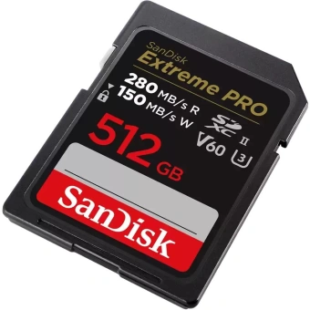 Флеш карта SDXC 512GB Sandisk SDSDXEP-512G-GN4IN Extreme Pro - купить недорого с доставкой в интернет-магазине