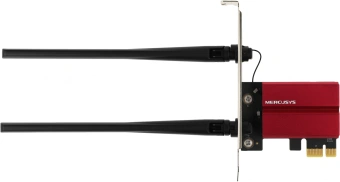 Сетевой адаптер Wi-Fi + Bluetooth Mercusys MA86XE AXE5400 PCI Express (ант.внеш.несъем.) 2ант. - купить недорого с доставкой в интернет-магазине