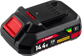 Батарея аккумуляторная Зубр АКБ-С1-14-2 14.4В 2Ач Li-Ion - купить недорого с доставкой в интернет-магазине