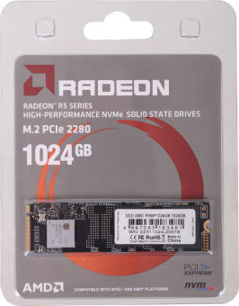 Накопитель SSD AMD PCIe 3.0 x4 1TB R5MP1024G8 Radeon M.2 2280 - купить недорого с доставкой в интернет-магазине