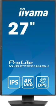 Монитор Iiyama 27" ProLite XUB2792UHSU-B6 черный IPS LED 16:9 HDMI M/M матовая HAS Piv 1300:1 350cd 178гр/178гр 3840x2160 60Hz DP 4K USB 6.3кг - купить недорого с доставкой в интернет-магазине