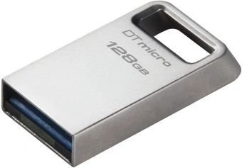 Флеш Диск Kingston 128GB DataTraveler Micro DTMC3G2/128GB USB3.2 серебристый - купить недорого с доставкой в интернет-магазине