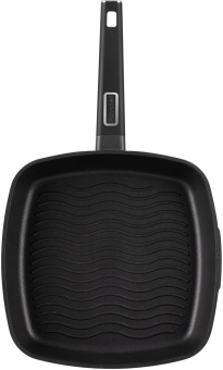 Сковорода-гриль Rondell Craft RDA-1485 квадратная 28см покрытие: TriTitan ручка несъемная (без крышки) черный - купить недорого с доставкой в интернет-магазине