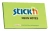 Блок самоклеящийся бумажный Stick`n 21171 76x127мм 100лист. 70г/м2 неон зеленый - купить недорого с доставкой в интернет-магазине