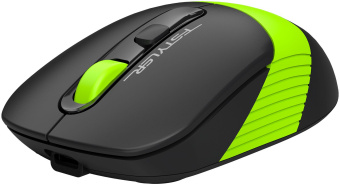 Мышь A4Tech Fstyler FG10CS Air черный/зеленый оптическая 2000dpi silent беспров. USB для ноутбука 4but (FG10CS AIR SPORTS GREEN) - купить недорого с доставкой в интернет-магазине