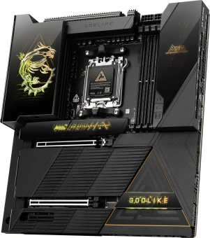 Материнская плата MSI MEG X870E GODLIKE MAX Socket AM5 AMD X870E 4xDDR5 ATX AC`97 8ch(7.1) 1 x 10Gigabit + 1 x 5Gigabit RAID - купить недорого с доставкой в интернет-магазине
