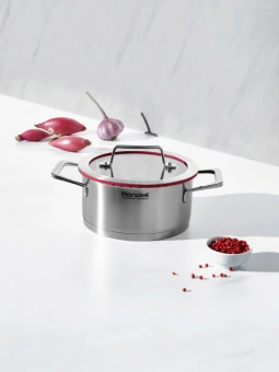 Кастрюля Rondell Verter RDS-2029 2.6л. d=20см (с крышкой) стальной - купить недорого с доставкой в интернет-магазине