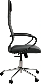 Кресло Метта SU-B-10 черный сиденье черный сетка с подголов. крестов. металл хром - купить недорого с доставкой в интернет-магазине